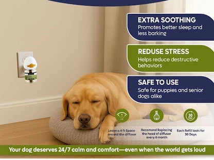 XEROME 6 in 1 Dog Calming plug-in Reffils Pheromones Refill Vial For Stress