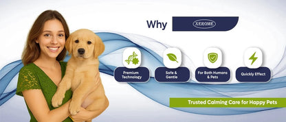 XEROME 6 in 1 Dog Calming plug-in Reffils Pheromones Refill Vial For Stress