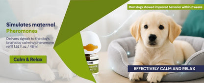 XEROME 6 in 1 Dog Calming plug-in Reffils Pheromones Refill Vial For Stress