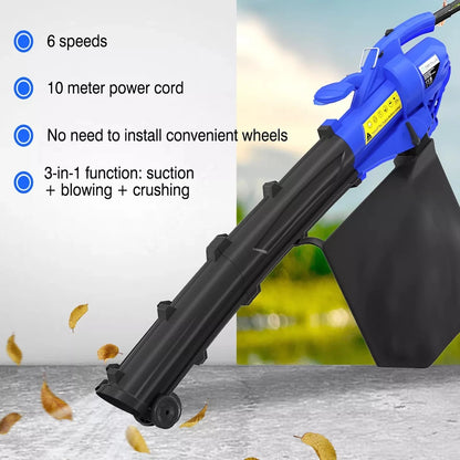 Heavy Duty 4500W Electric Garden Leaf Grass Hedge Blower Hoover Vacuum Vac