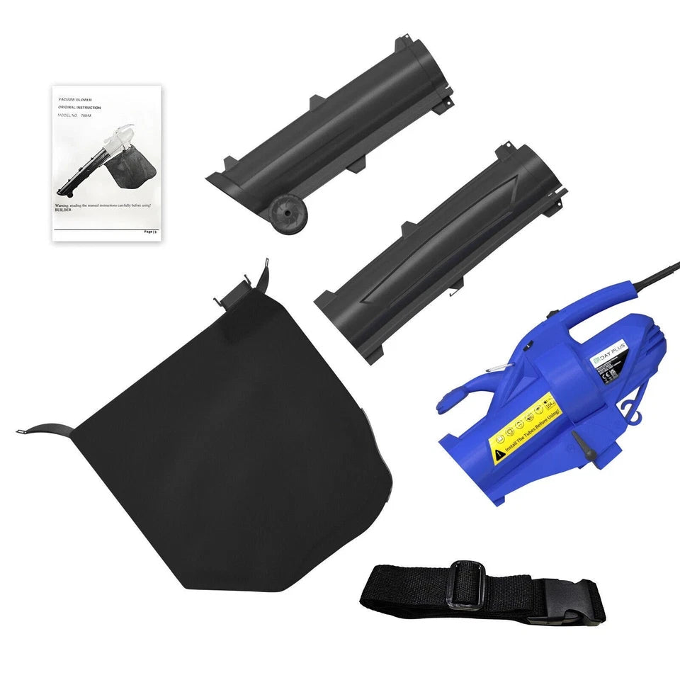 Heavy Duty 4500W Electric Garden Leaf Grass Hedge Blower Hoover Vacuum Vac