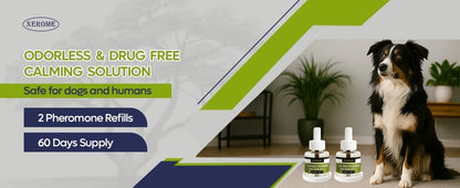 XEROME 6 in 1 Dog Calming plug-in Reffils Pheromones Refill Vial For Stress